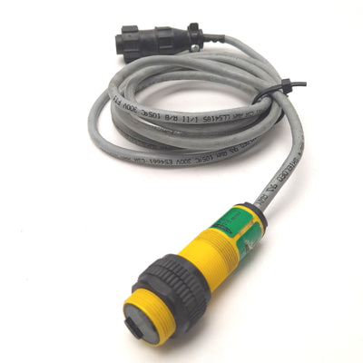 Used Banner S18SP6FF50-66373 Photoelectric Sensor 50mm PNP 150mA M18 Barrel 10-30 VDC