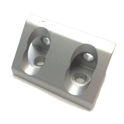 Used Lot of 4 80/20 4334 Aluminum Wide Gusseted Inside 90° Corner Bracket, 15 Series