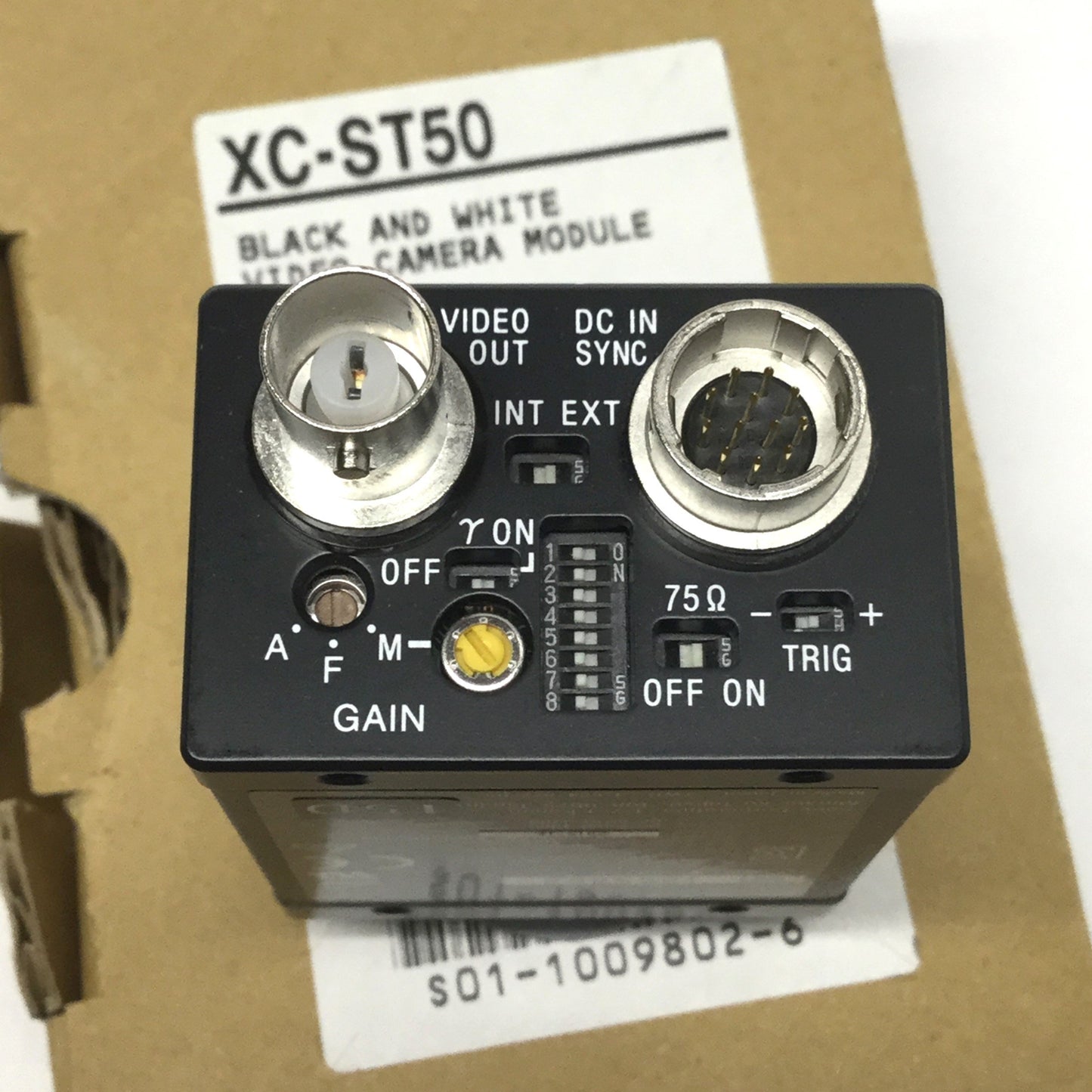 New Sony XC-ST50 Monochrome Machine Vision Camera 768x494, 1/2-Type IT CCD, C-Mount