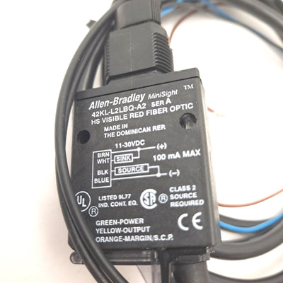 Used Allen Bradley 42KL-L2LBQ-A2 Photoelectric Sensor Light/Dark NPN/PNP 100mA 24VDC