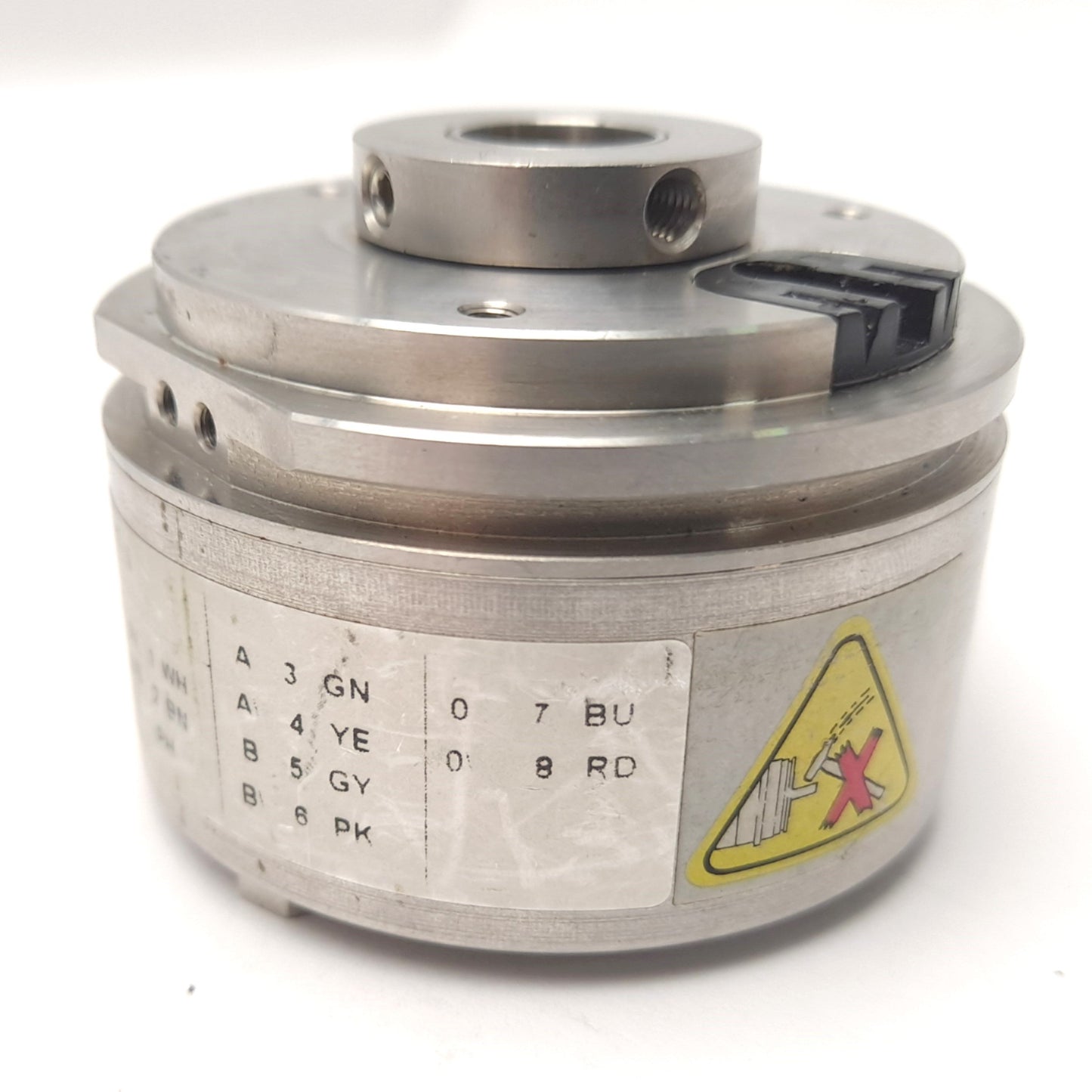 Used Kubler Turck T8.5826.18x2 191768 Incremental Encoder Bore 12mm M12 8 Pin Male