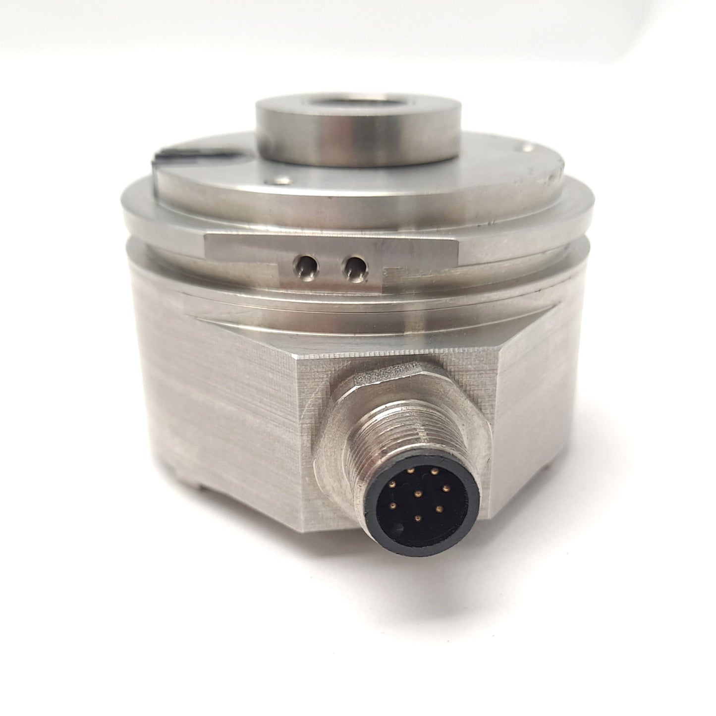 Used Kubler Turck T8.5826.18x2 191768 Incremental Encoder Bore 12mm M12 8 Pin Male