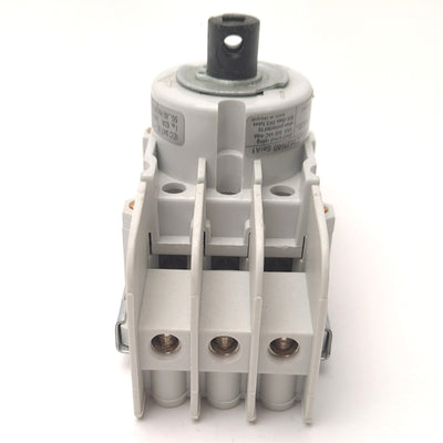 Used Cutler-Hammer C362N40 Disconnect Switch 600VAC 40A 3 pole Din Rail Mount