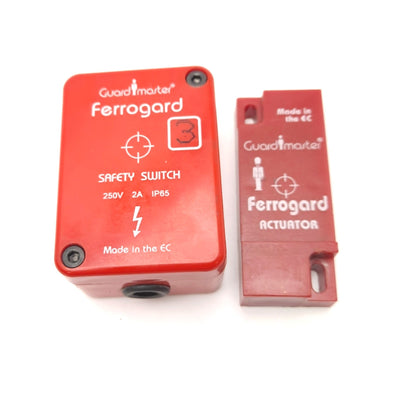 Used Allen Bradley 440N-G02003 Ferrogard FRS 3 Safety Interlock Switch 250VAC 2A Max