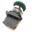 Used Allen Bradley 800FM-MM43 Mushroom Pushbutton Momentary 40mm Round Green, 1NO