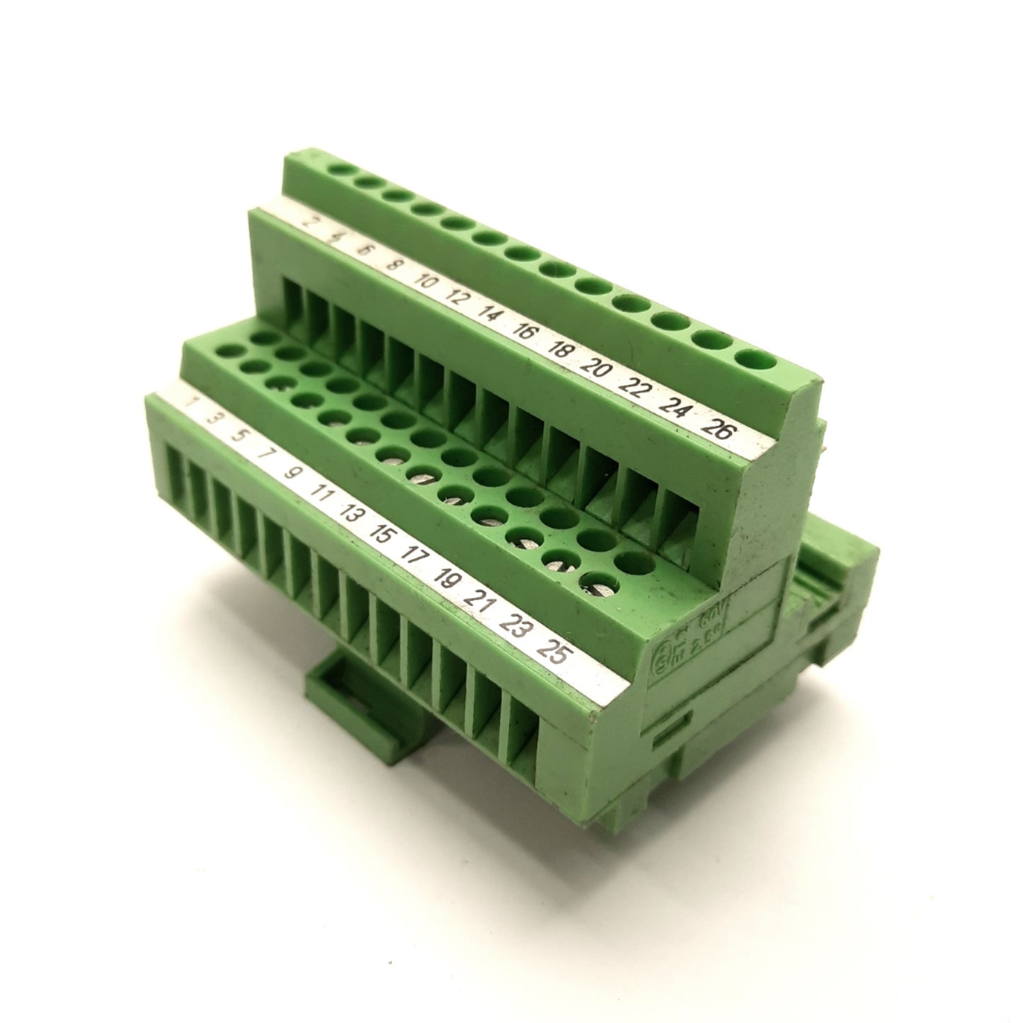 Used Phoenix Contact FLK 26 Interface Module IEC 26-Pin Male to Screw Terminals, DIN