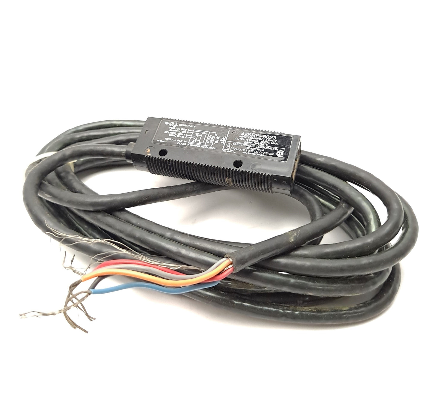 Used Allen Bradley 42SRP-6023 Photoelectric Sensor 10-30VDC NPN/PNP Sens. Dist. 28mm