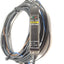 Used Omron E3X-A41 Photoelectric Sensor 10-30 VDC PNP 35mA Max W/ Fiber Optic Cables