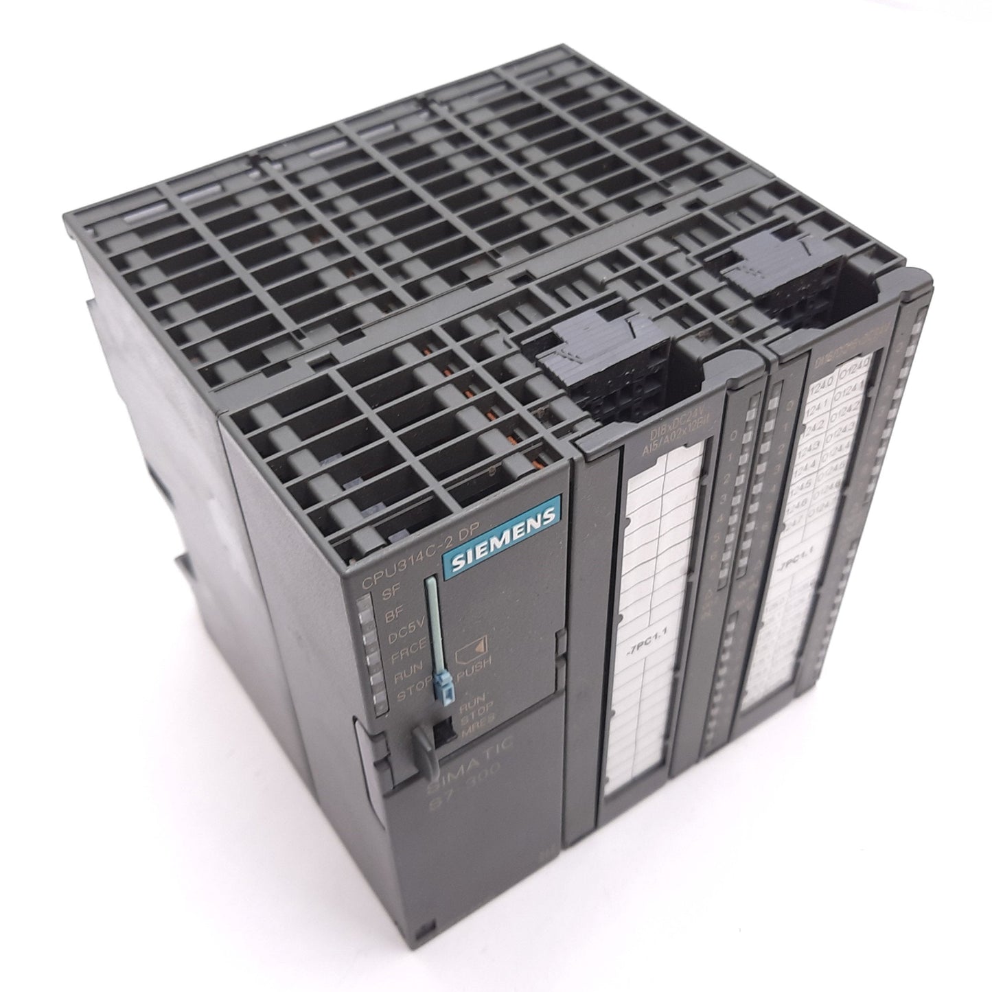 Used Siemens 6ES7 314-6CF02-0AB0 Simatic Compact CPU, 24xDI 12xDO 4xAI 2xAO