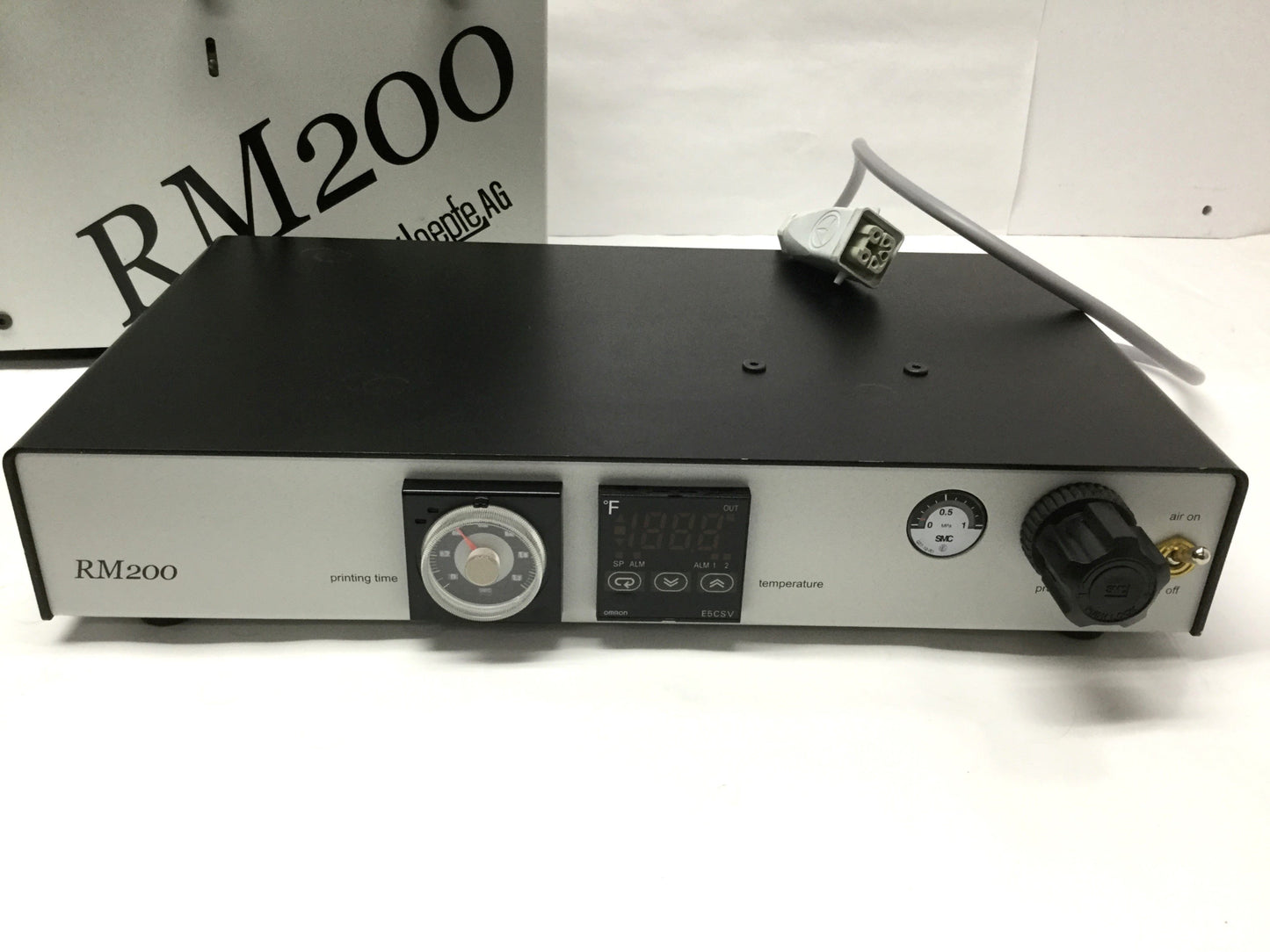 Used Loepfe RM200 Hot Stamping Cable Marking Wire Coloring Unit, Ø2-20mm, 115/230VAC