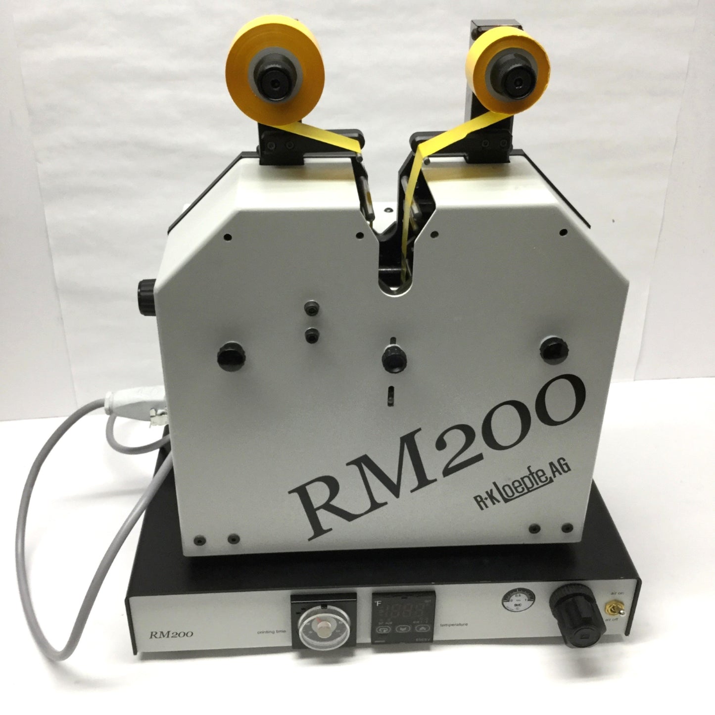 Used Loepfe RM200 Hot Stamping Cable Marking Wire Coloring Unit, Ø2-20mm, 115/230VAC