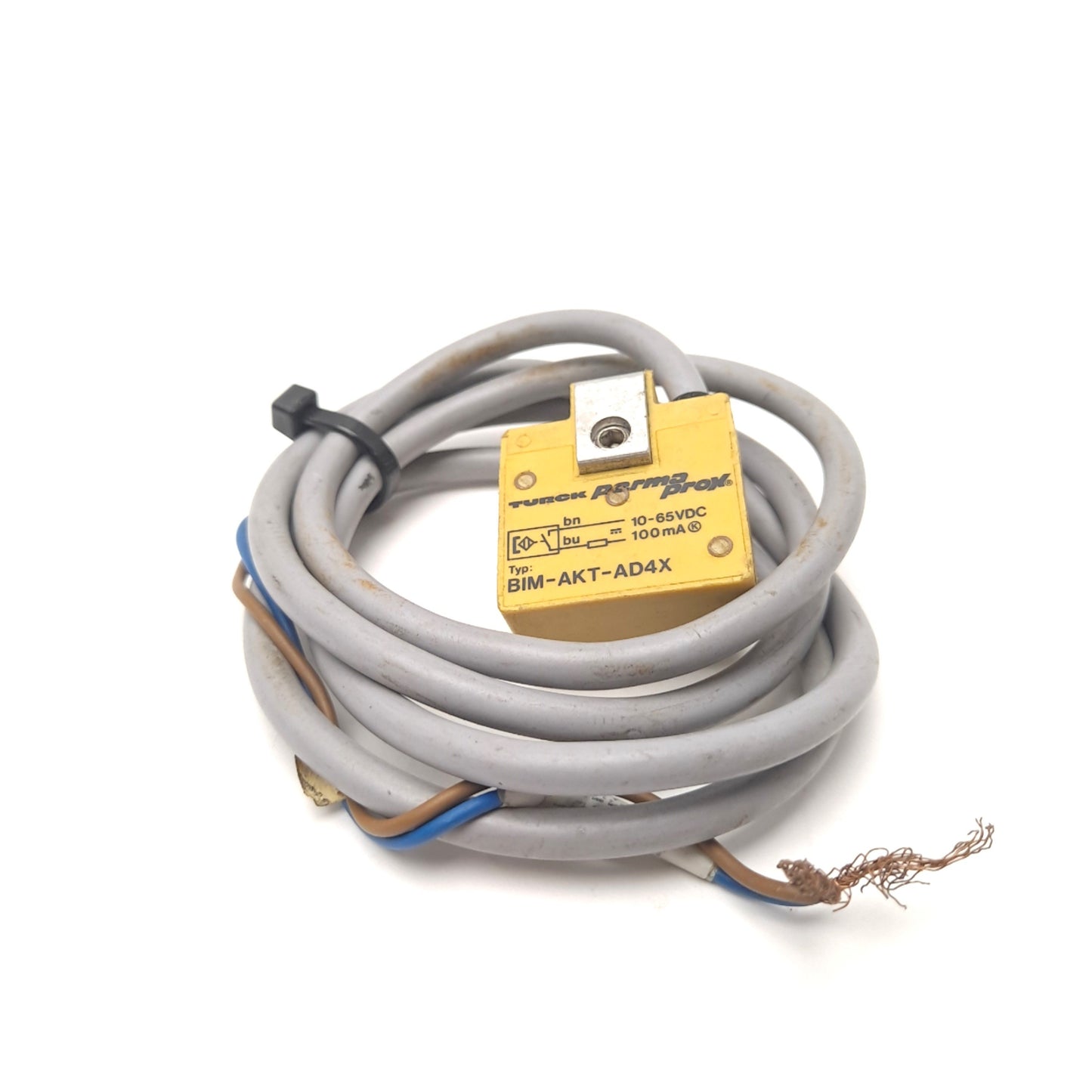 Used Turck BIM-AKT-AD4X Magnetic Proximity Sensor 10-65 VDC 100mA NO Contact 2 Wire