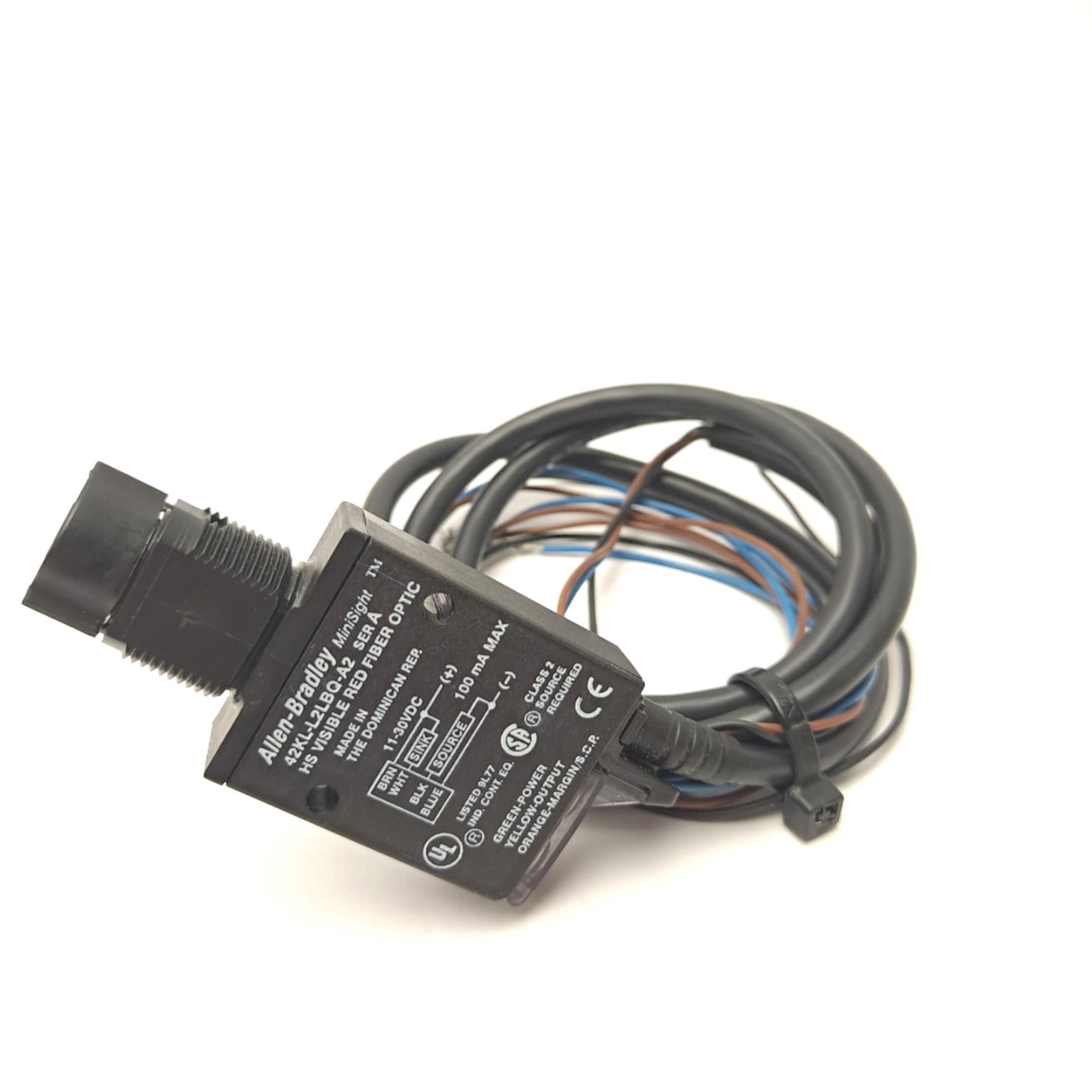 Used Allen Bradley 42KL-L2LBQ-A2 Photoelectric Sensor Light/Dark NPN/PNP 100mA 24VDC