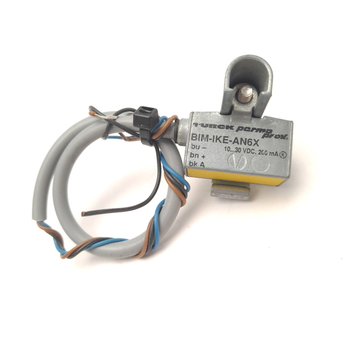 Used Turck BIM-IKE-AN6X Magnetic Field Sensor 10-30 VDC 200mA 3-Wire NO Contact NPN