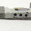 Used SMC SY3120-5LOZ-M5-F1 Solenoid Valve, 5-Port 2-Position, 24VDC Coil, M5x0.8
