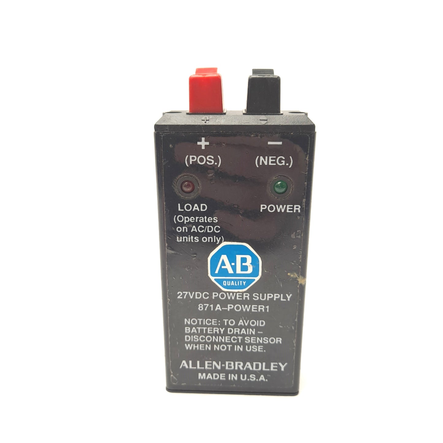 Used Allen Bradley 871A-POWER1 Photoswitch Sensor Power Supply 27 VDC