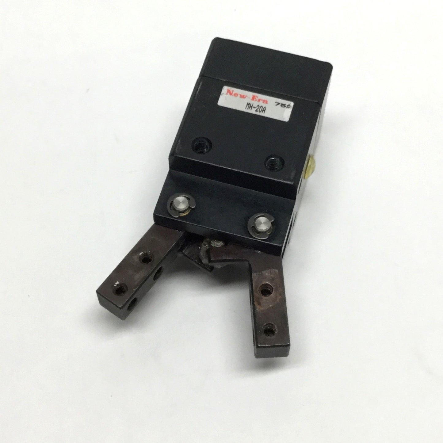 Used New Era MH-20A 2-Jaw Angular Gripper, Single-Acting Open, 8N @ 0.5MPa, 20mm Bore