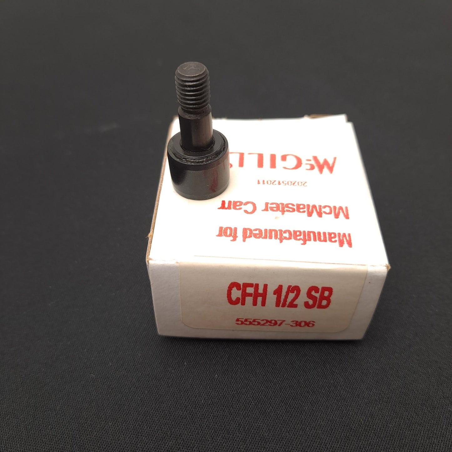 New Lot of 3 McGill CFH 1/2 SB Cam Follower, Roller DIA. 1/2", Thread 1/4"-28