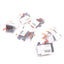New Lot of 6 Elesa 423912 Technopolymer Hinge, Dimensions: 36mm x 64mm