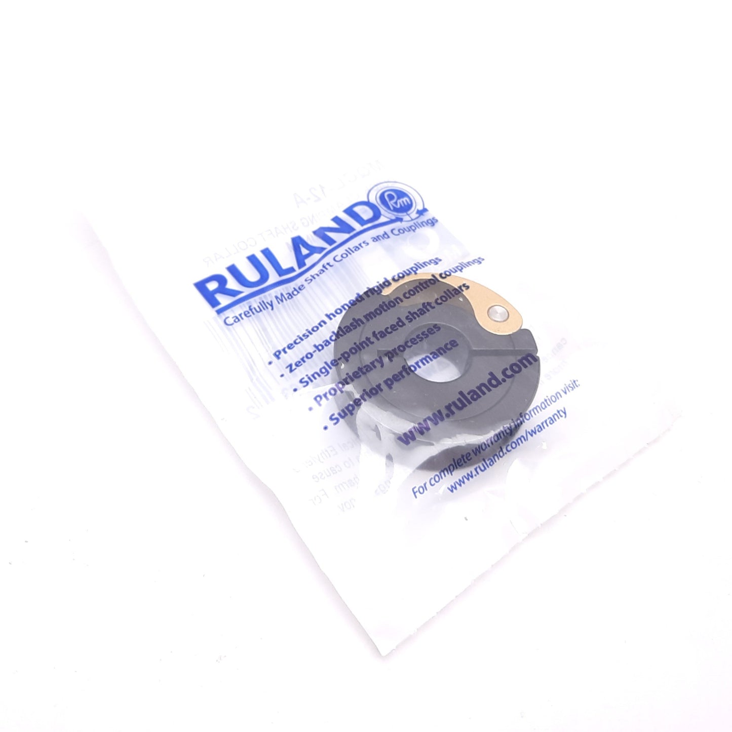 New Ruland MQCL-12-A Quick Clamping Shaft Collar, Size: 12mm, OD: 38mm, Width: 10mm