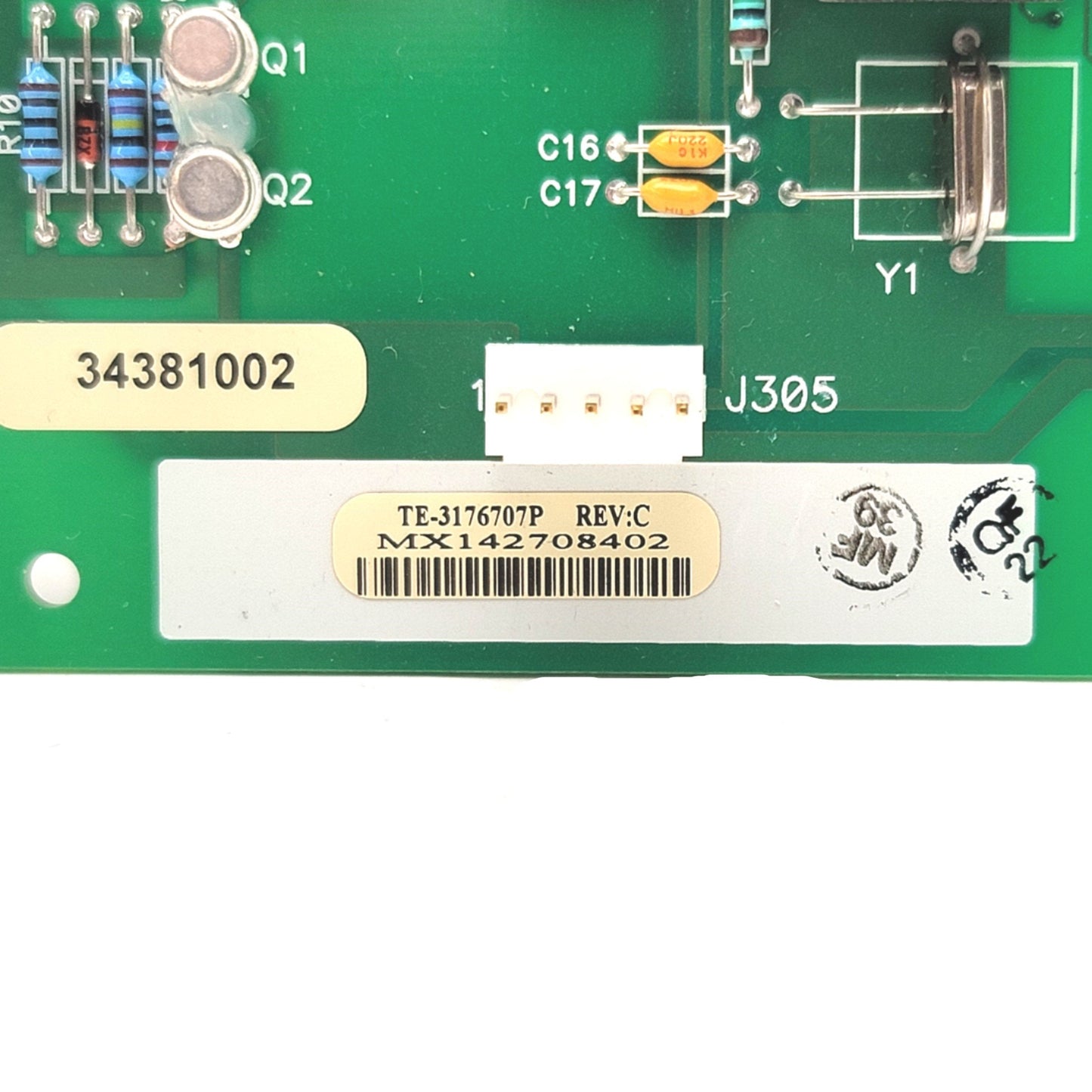Used Thermo Fisher Scientific 3176707P REV C ASSY PCB CPU For 3721 Refrigerator