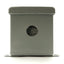 Used Hoffman E-1PBGX Gray Steel Pushbutton Enclosure, 3½ x 3¼ x 2¾", NEMA 12, *Hole*