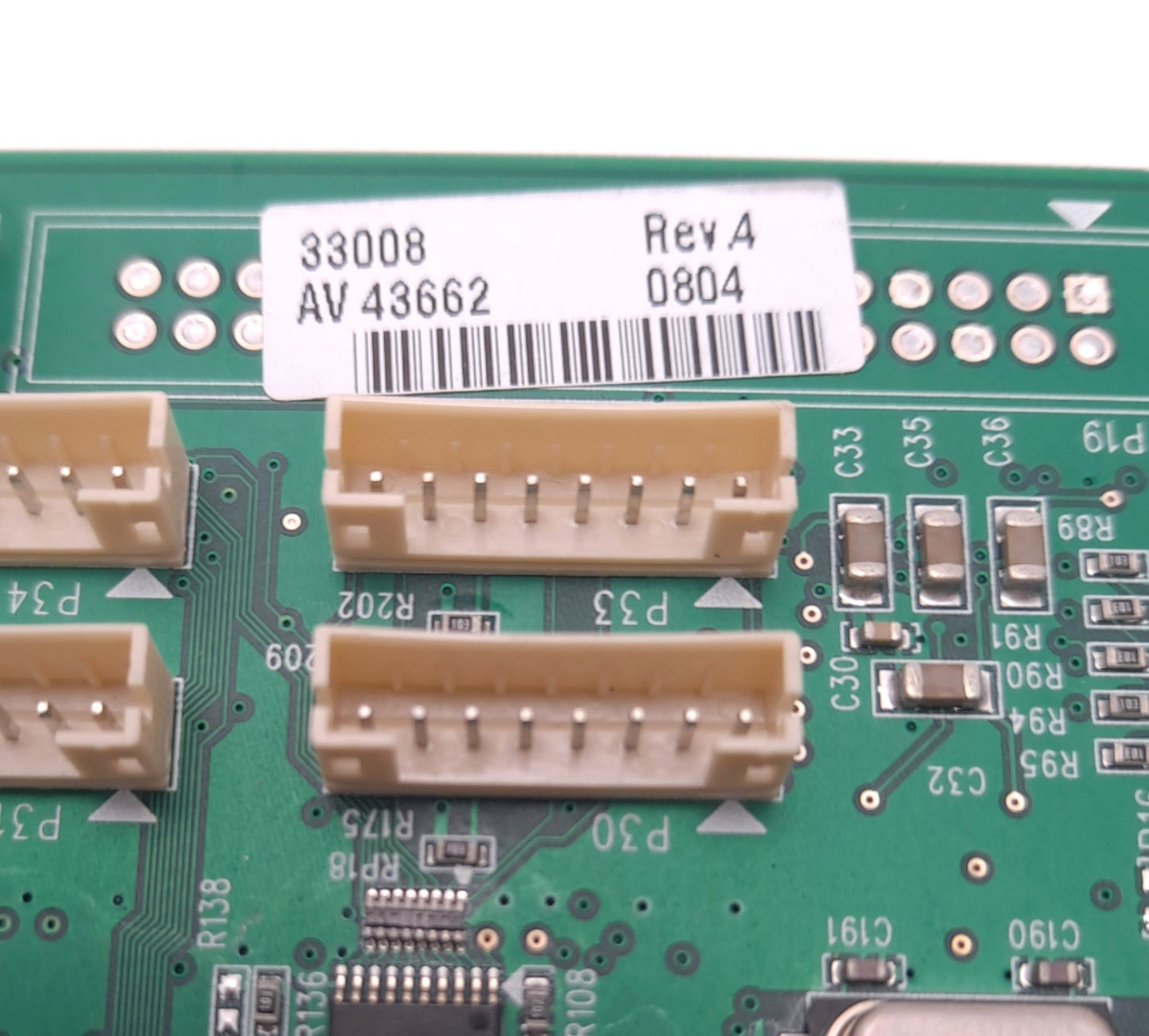 Used Zebra 33008 Rev A Main Control Board Serial USB For 90/140/170 XI III+ Printer