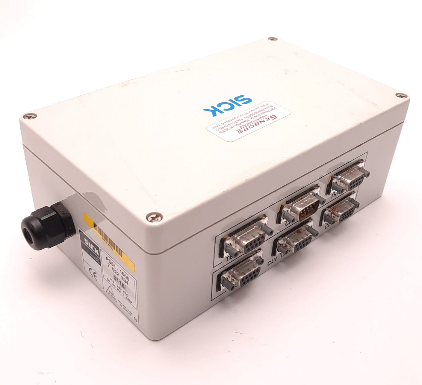 Used SICK PS51-1000 Power Supply for Barcode System, 115 - 230v AC, 50/60 HZ, 1 Amp
