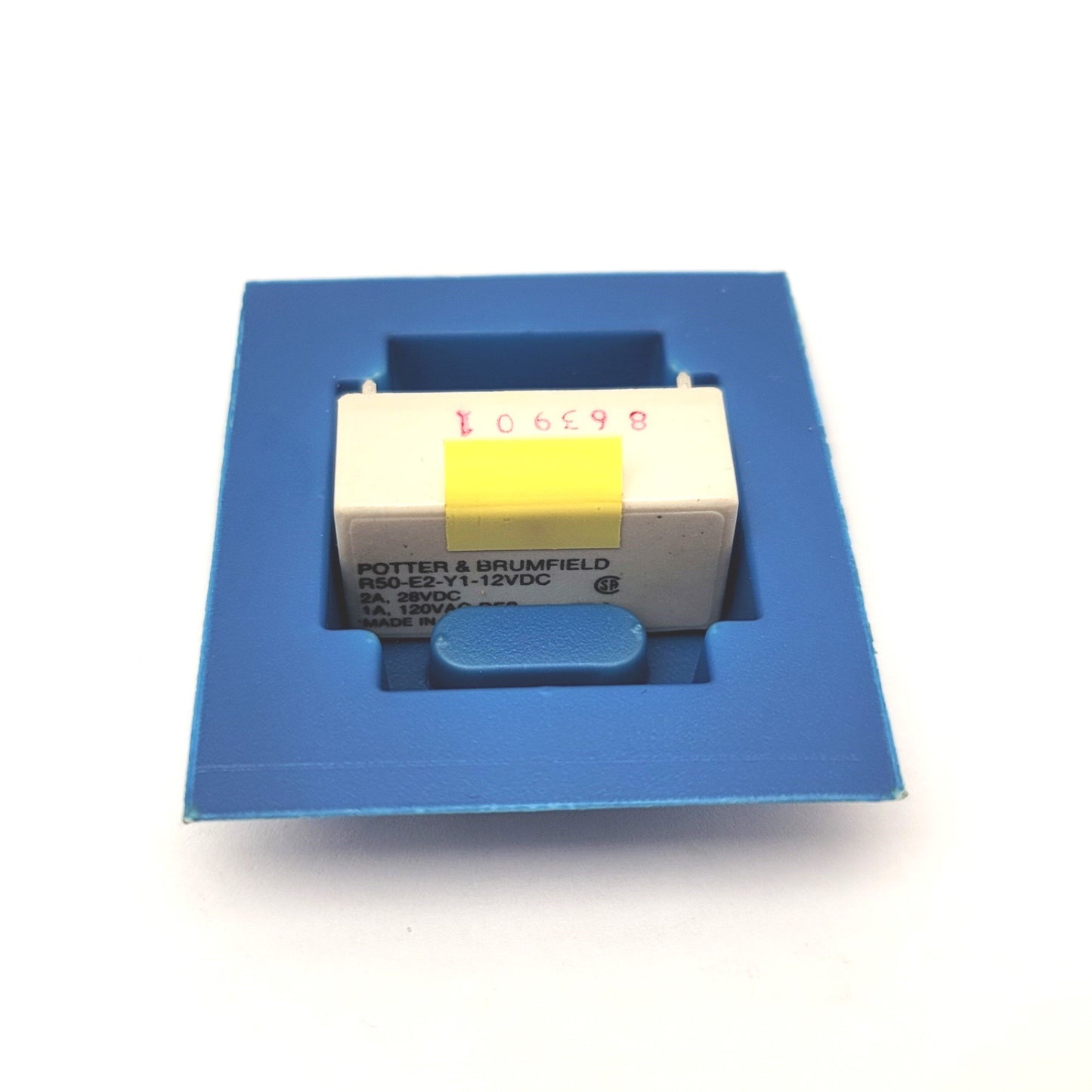 Used Potter & Brumfield R50-E2-Y1-12VDC PC Board Relay 2A@28VDC, SPDT, 12VDC Coil