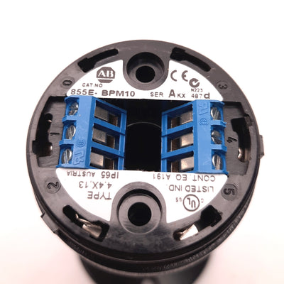 Used Allen-Bradley 855E-BPM10 Ser. A Control Tower Stack Light Mounting Base, 10cm