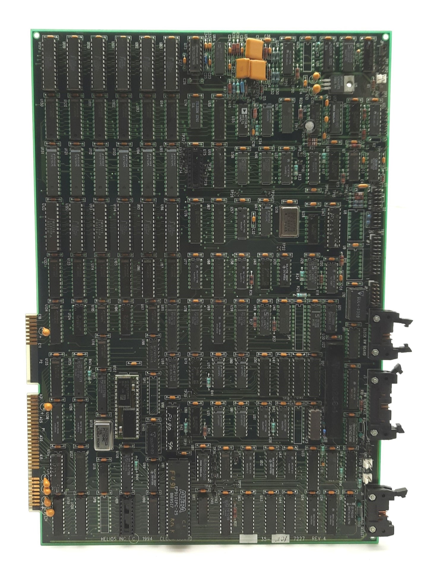 Used Helios Technologies Inc. 35-S017227 Clock Board, ISA 16-Bit