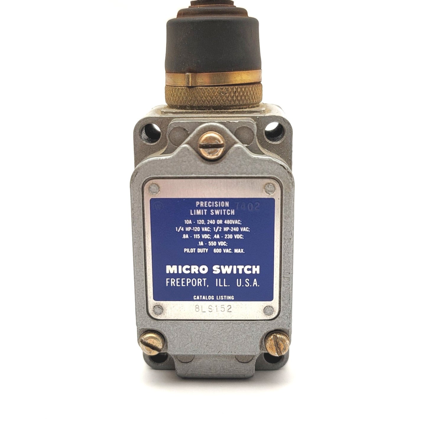 Used  Honeywell 8LS152 Micro Switch Wobble Coil Spring Limit Switch 120-480VAC, 10A