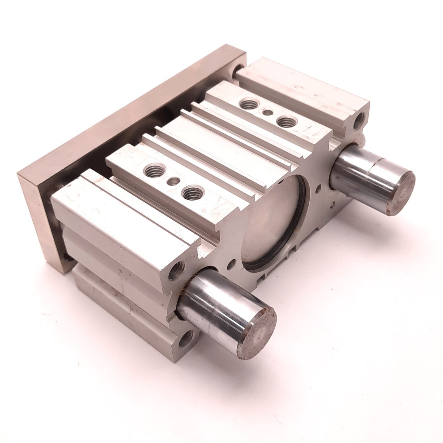 Used SMC MGPM50N-20 Guided Pneumatic Cylinder, 50mm Bore, 20mm Stroke, 1/4 NPT