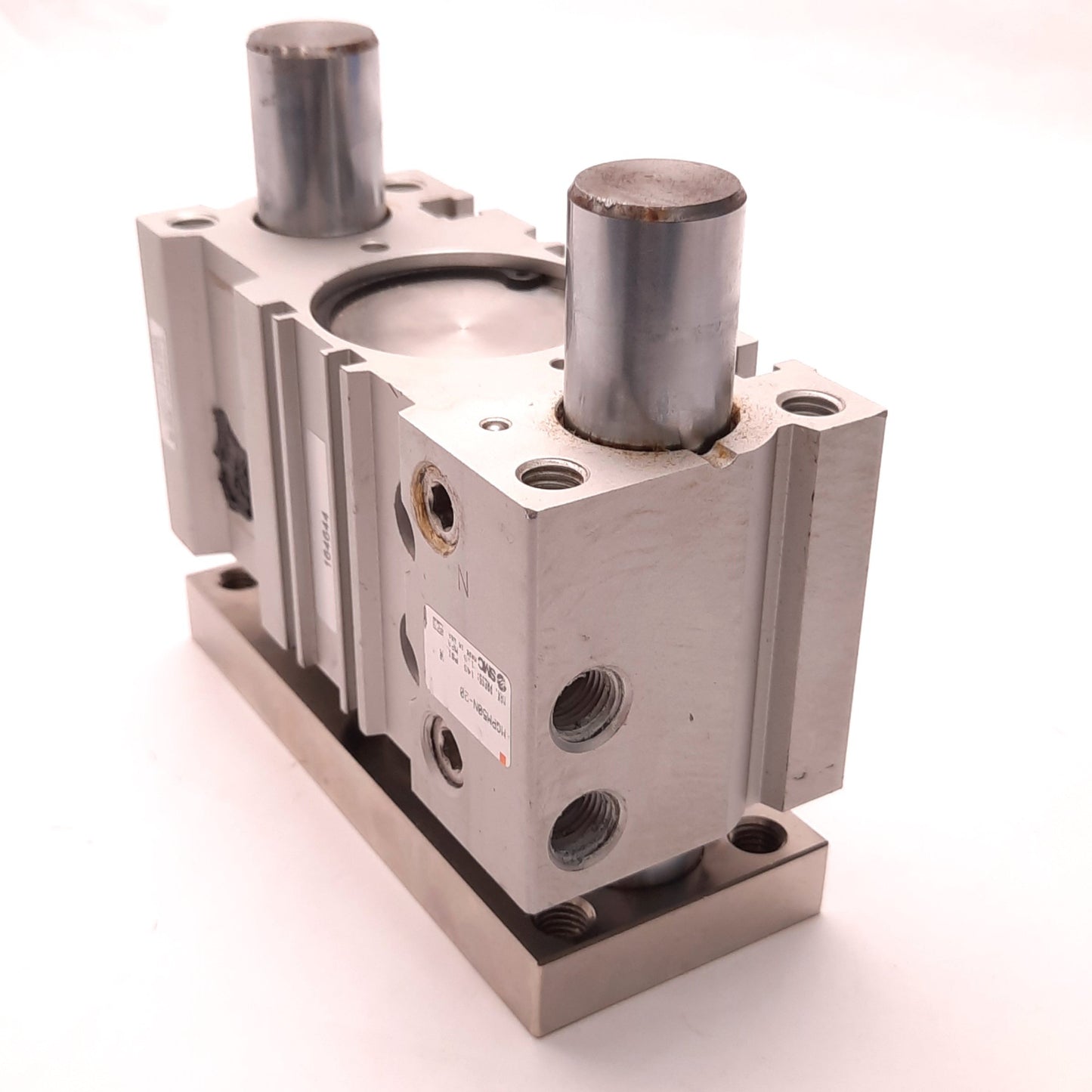 Used SMC MGPM50N-20 Guided Pneumatic Cylinder, 50mm Bore, 20mm Stroke, 1/4 NPT