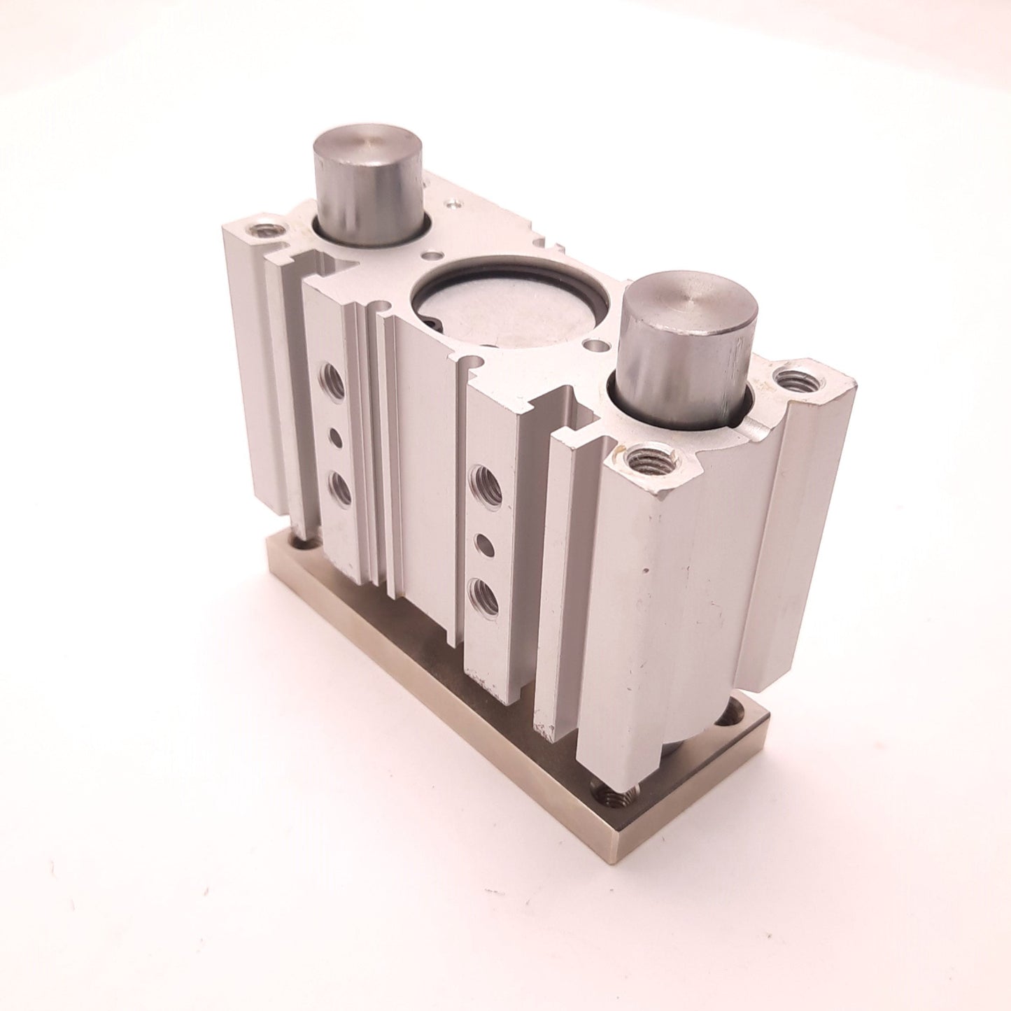 Used SMC MGPM32TN-25Z Compact Guided Cylinder, 32mm Bore, 25mm Stroke, 1/8 NPT Ports
