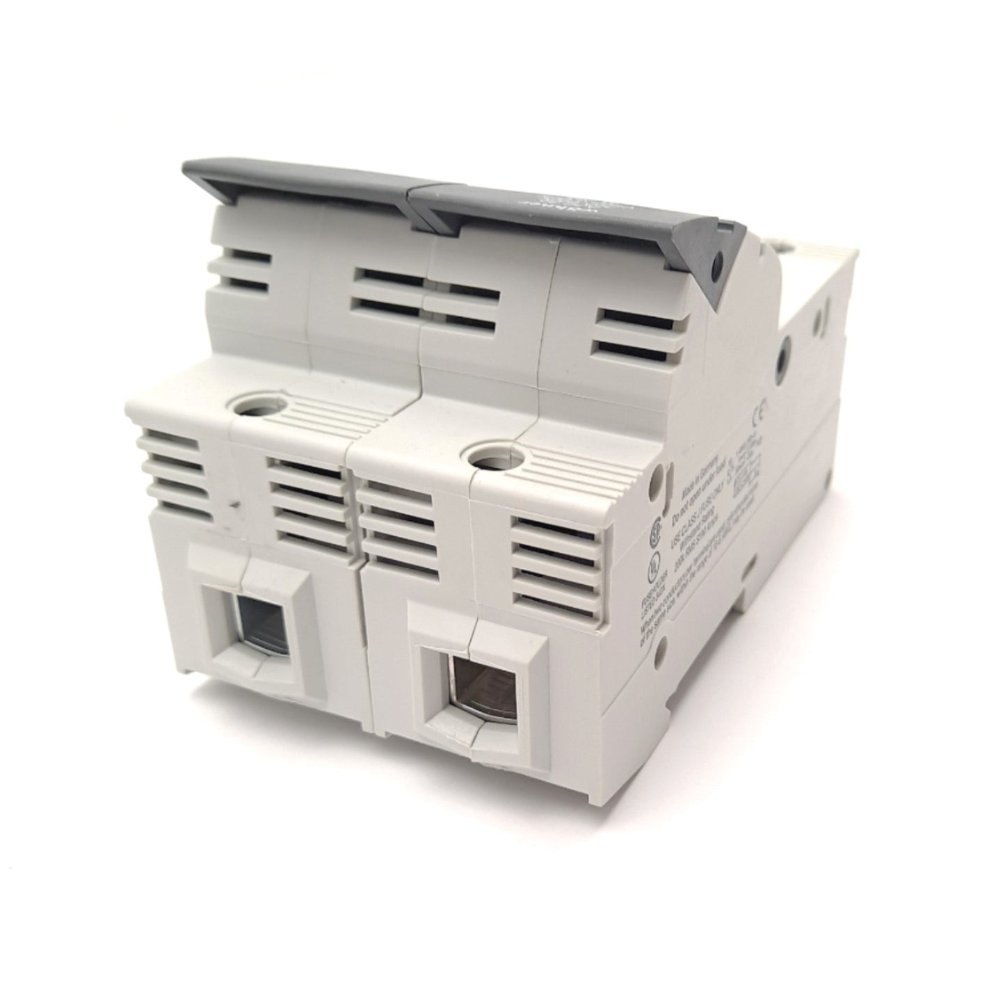 New Wohner 31285 Class J Fuse Holder for Cylindrical Fuses 30 A 600 V 2Pole