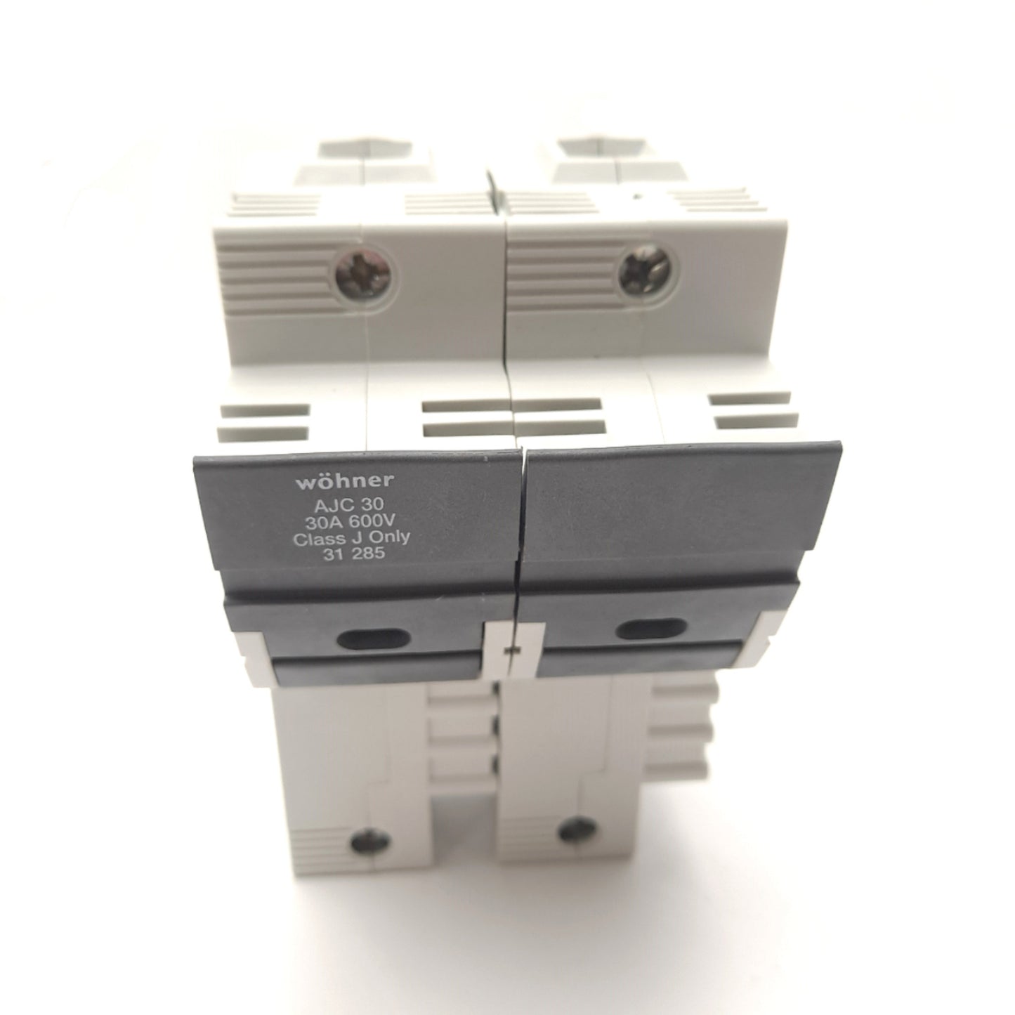 New Wohner 31285 Class J Fuse Holder for Cylindrical Fuses 30 A 600 V 2Pole