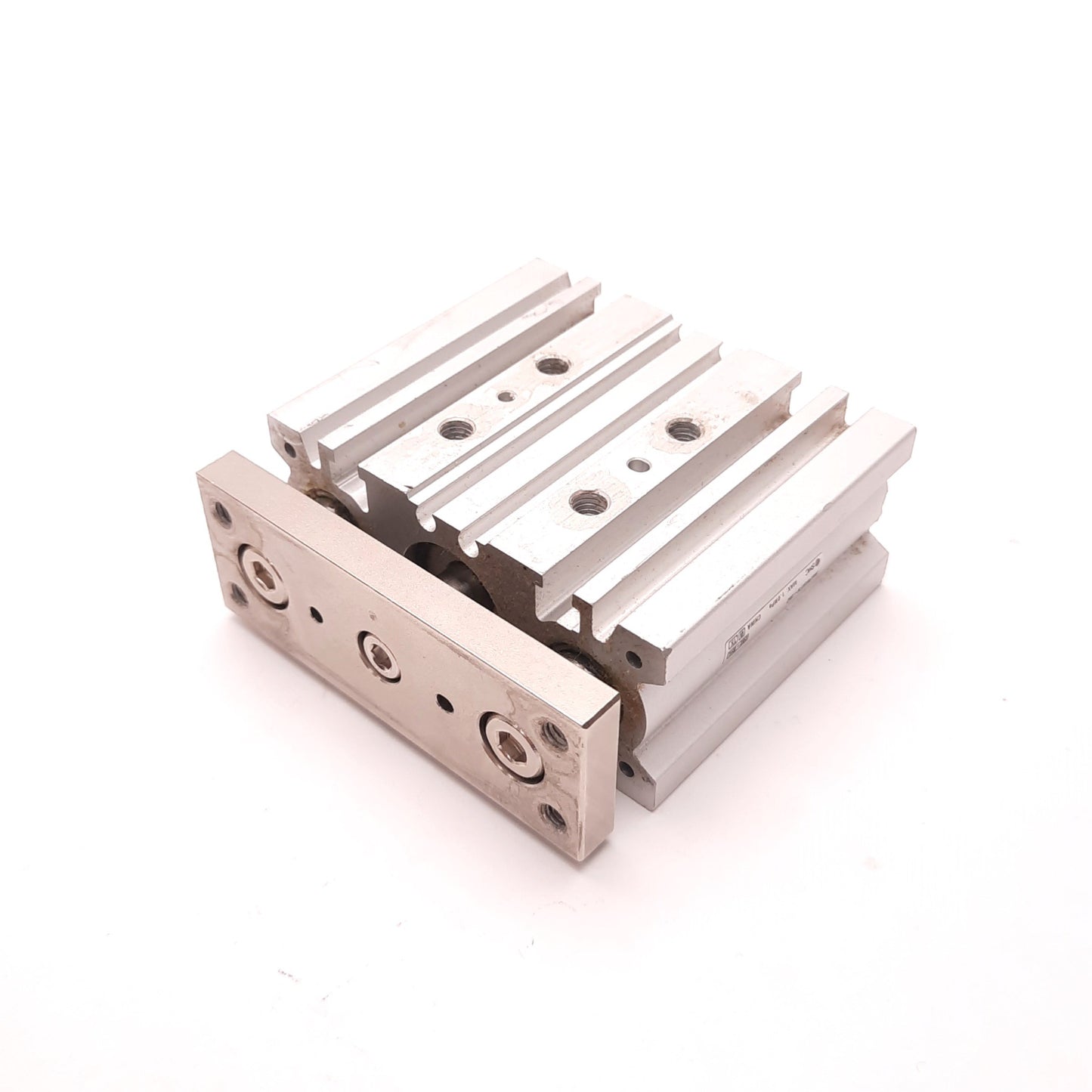 Used SMC MGPM20TN-25Z Guided Pneumatic Cylinder, 20mm Bore, 25mm Stroke, 1/8 NPT