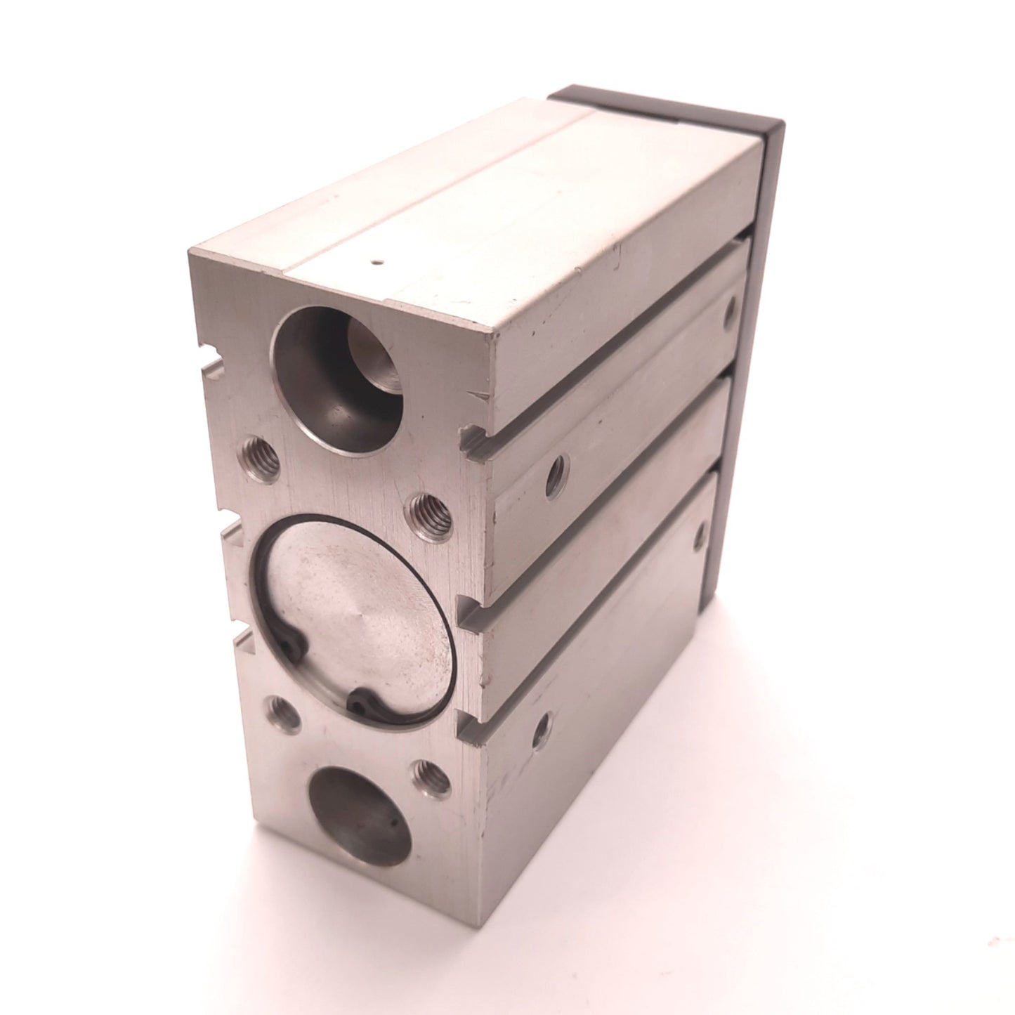 Used CKD STSB-40NN50 Guided Space Saving Pneumatic Cylinder, 40mm Bore, 50mm Stroke