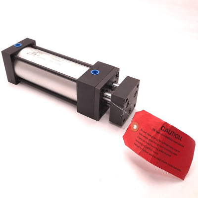 Used Bimba TRA-MS4-2 1/2"x5" Triple Rod Pneumatic Cylinder, 2 1/2" Bore, 5" Stroke