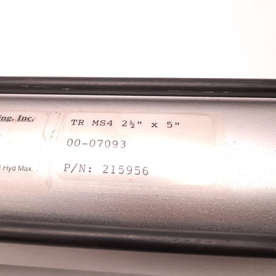 Used Bimba TRA-MS4-2 1/2"x5" Triple Rod Pneumatic Cylinder, 2 1/2" Bore, 5" Stroke