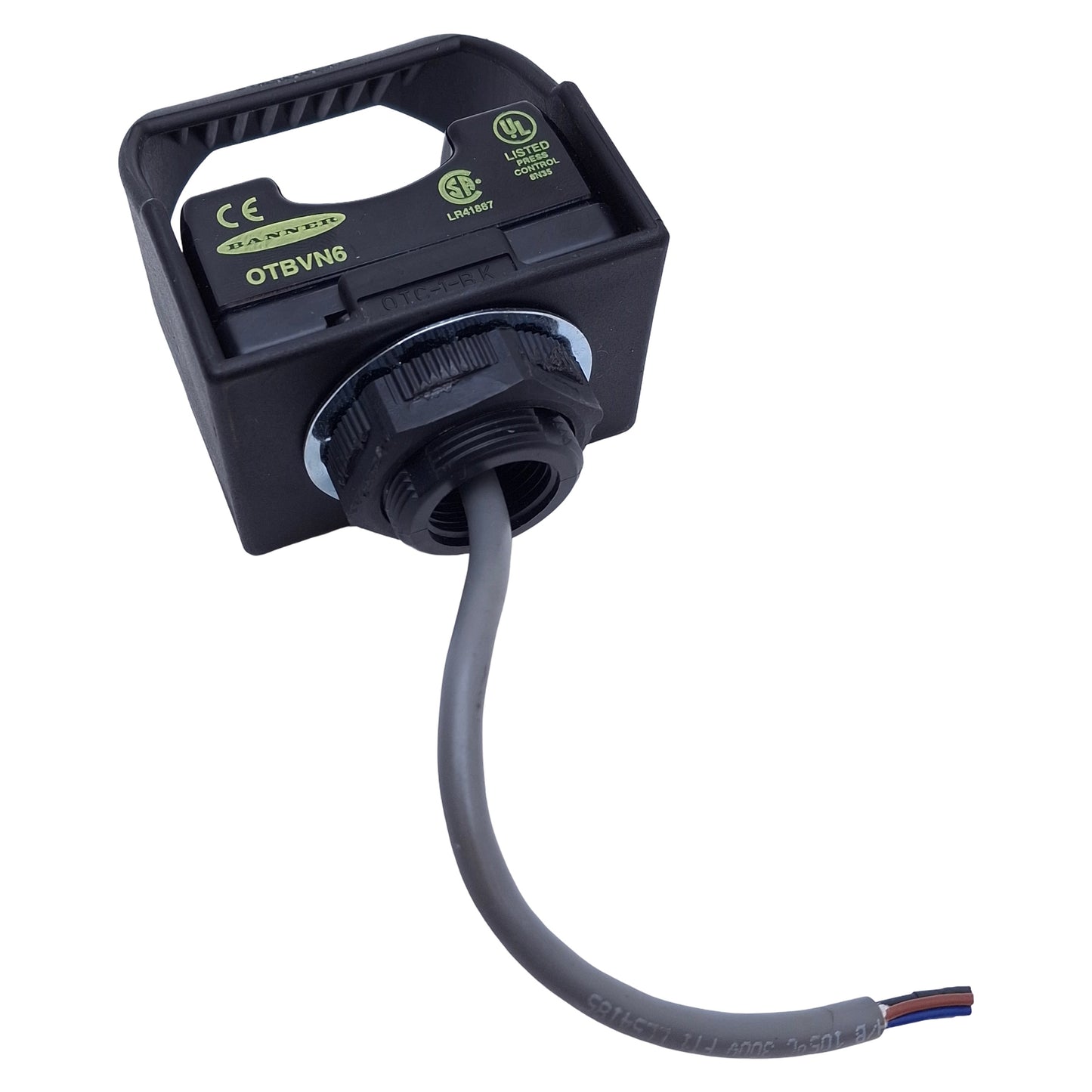 Used Banner OTBVN6 Opto-Touch Momentary Optical Touch Button, 10-30VDC, NPN Output