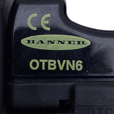 Used Banner OTBVN6 Opto-Touch Momentary Optical Touch Button, 10-30VDC, NPN Output