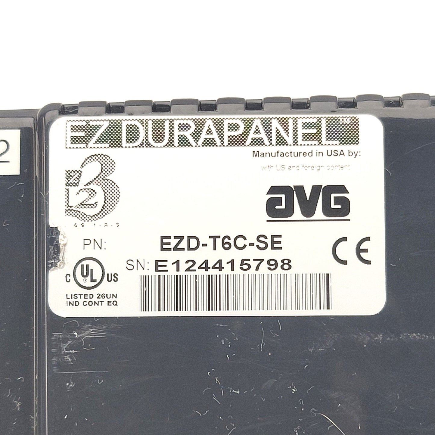 Used AVG Automation EZD-T6C-SE EZ SE Series Color Touchscreen HMI, 6", 320x240, 24VDC