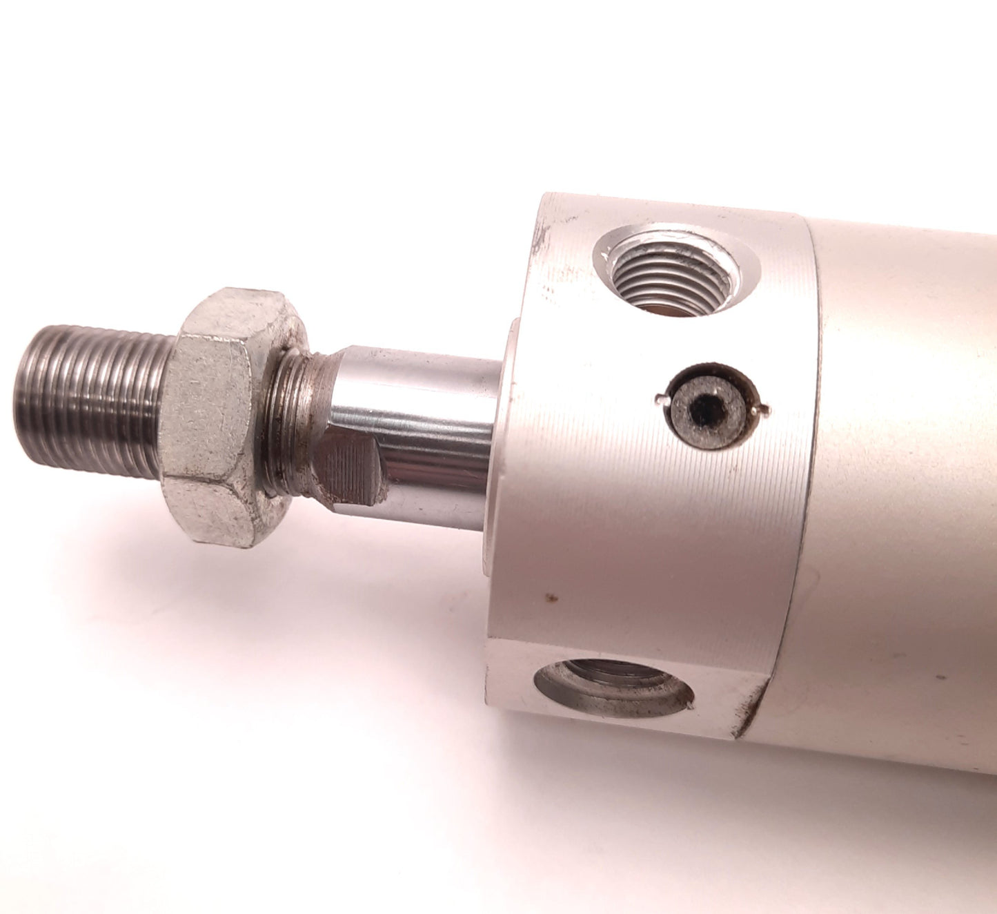 Used SMC CDG1BA50-270Z Round Body Pneumatic Cylinder, 50mm Bore, 270mm Stroke, 1/8NPT