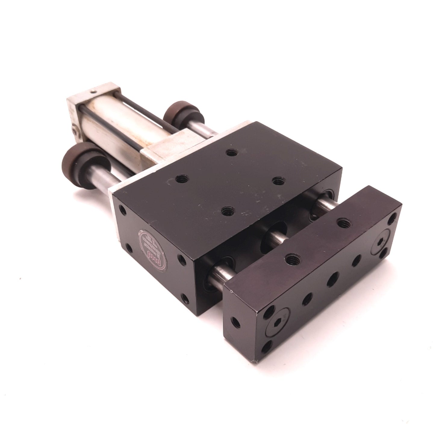 Used PHD TS041X2-A-M Power Slide and Pneumatic Cylinder, 2" Stroke, 1" Bore, 1/8 NPT