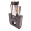Used Parker 1.52MA03.0 Pneumatic Cylinder with Slide, 1/8NPT, 1.52" Bore, 3" Stroke