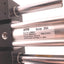Used Parker 1.52MA03.0 Pneumatic Cylinder with Slide, 1/8NPT, 1.52" Bore, 3" Stroke