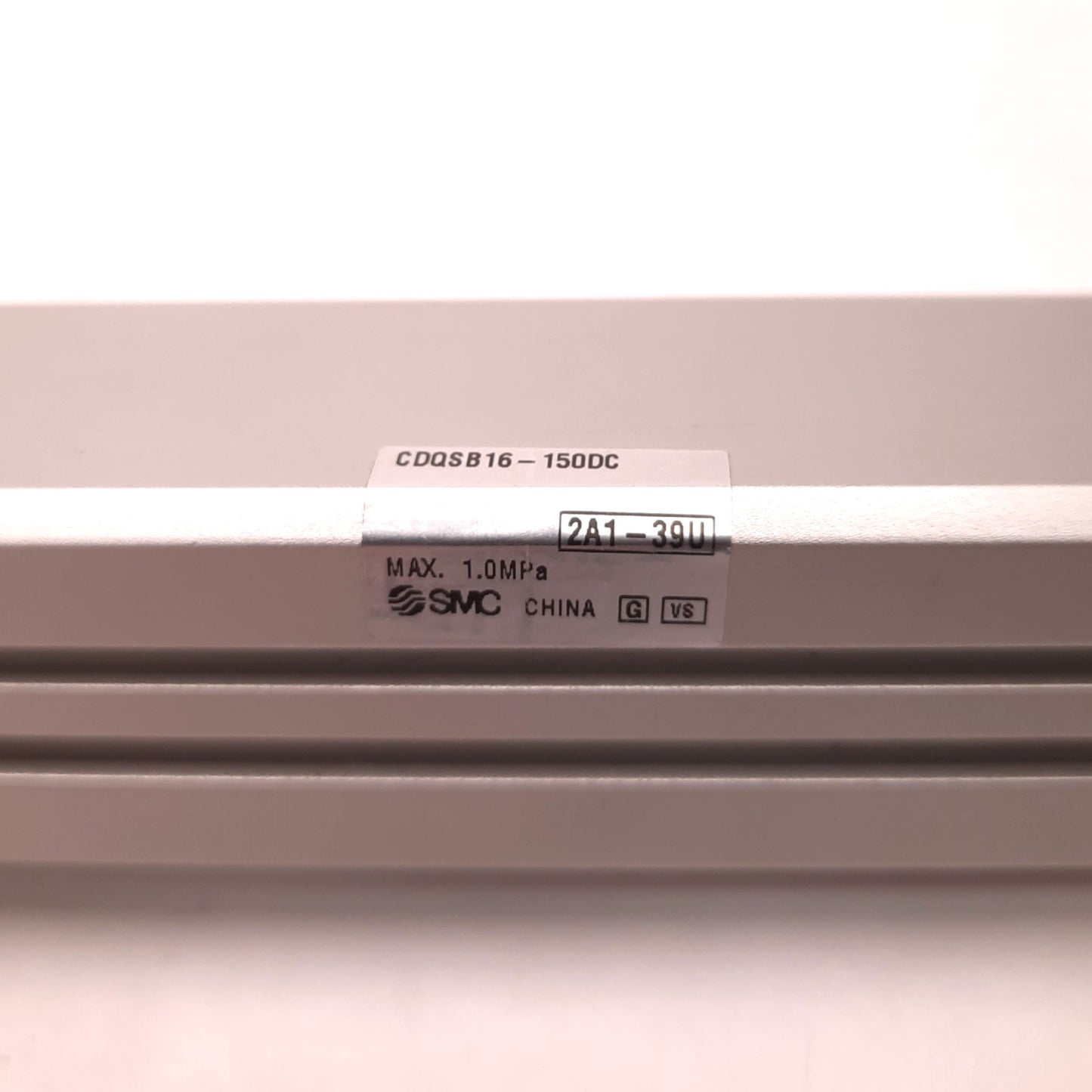Used SMC CDQSB16-150DC Compact Double Acting Cylinder, 150mm Stroke, 16mm Bore