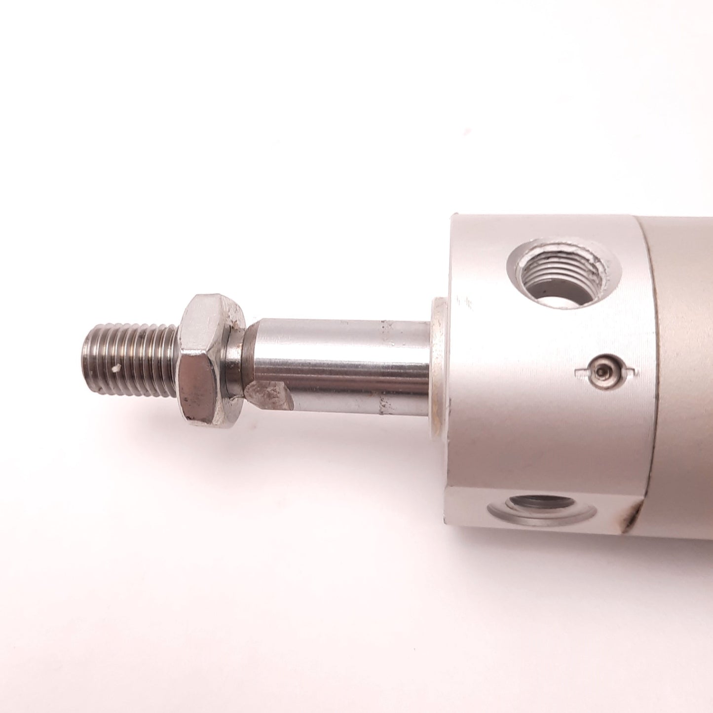 Used SMC CDG1BA32-75Z Round Short Stroke Pneumatic Cylinder, 32mm Bore, 75mm Stroke